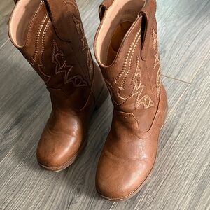 Brown Western Leather Boots